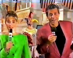 Daniela Lumbroso et Georges Beller à Madrid ("Jeux sans frontières" 1991)